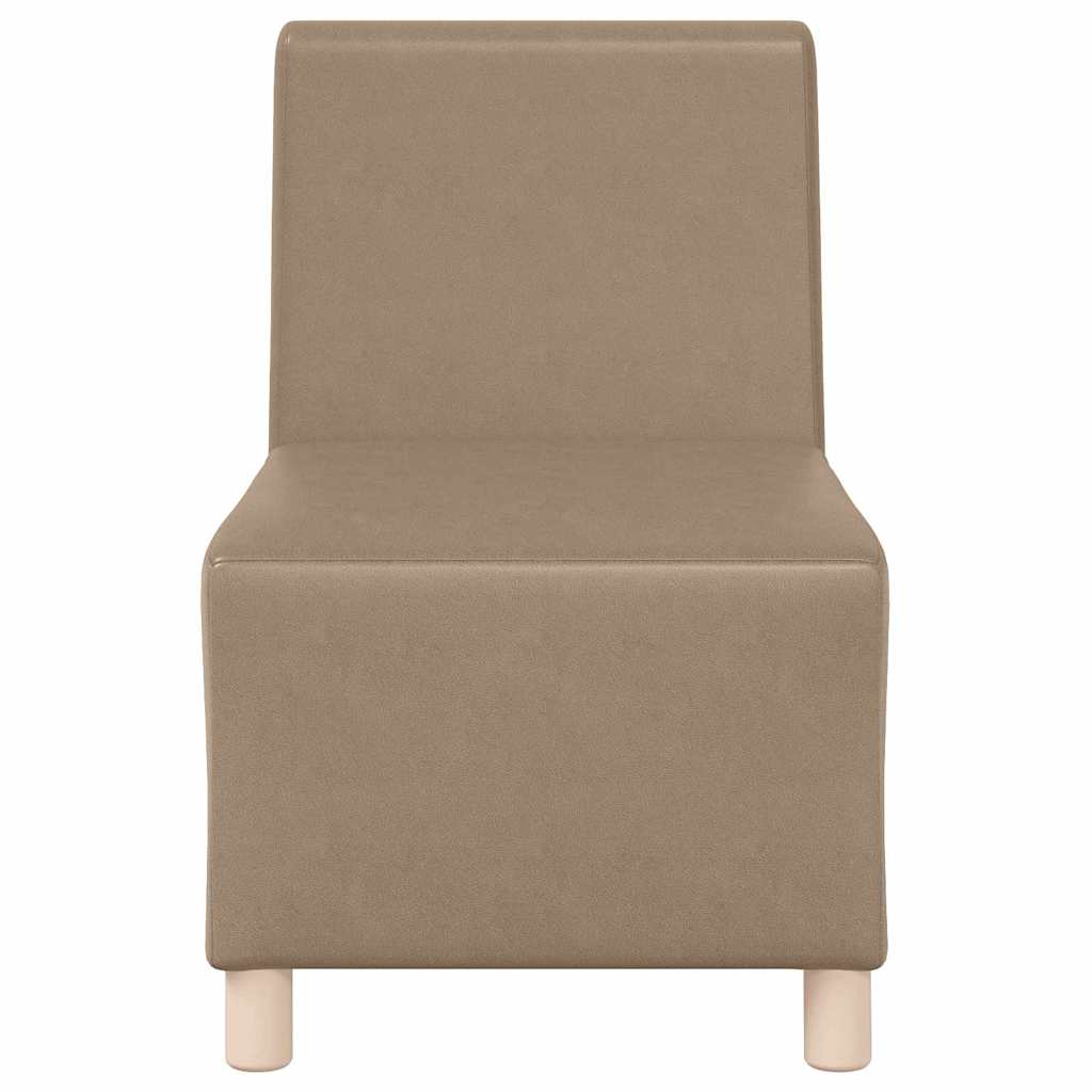 | Modular Sofa Unit Armless | Cappuccino 55 x 74 x 82 cm